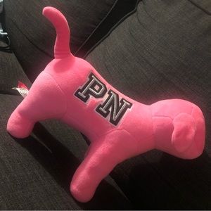 Victoria’s Secret embroidered plush dog